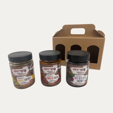 Knasteria – 3er Geschenkset ausm Knast – Saucen Set