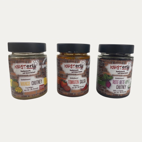 Knasteria – 3er Geschenkset ausm Knast – Saucen Set