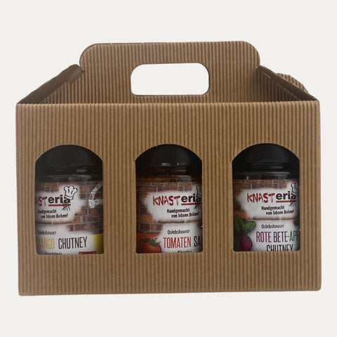 Knasteria – 3er Geschenkset ausm Knast – Saucen Set