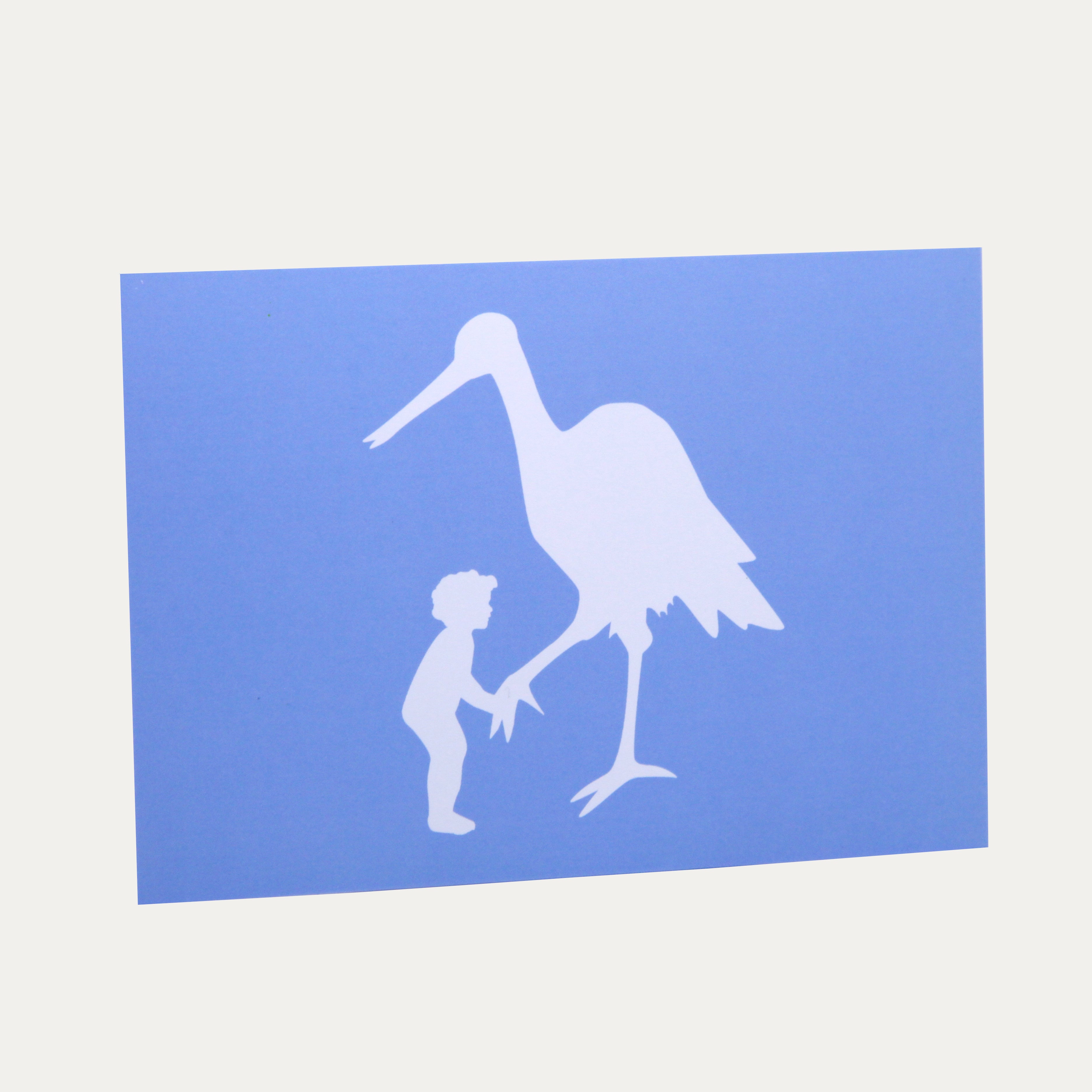 Storchenkind Postkarte - Made in Bremen - Louicito -