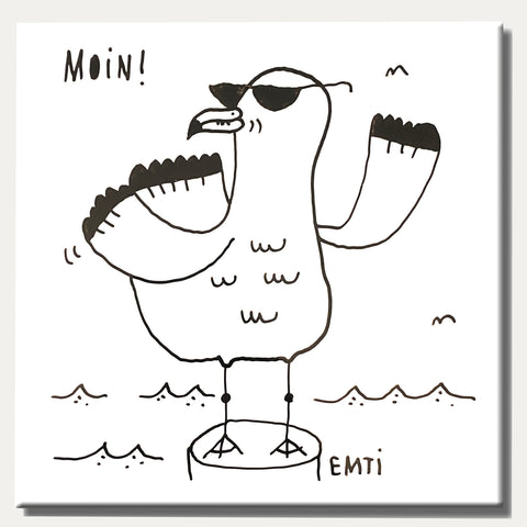 Moin Möwe – Emti – Fliese
