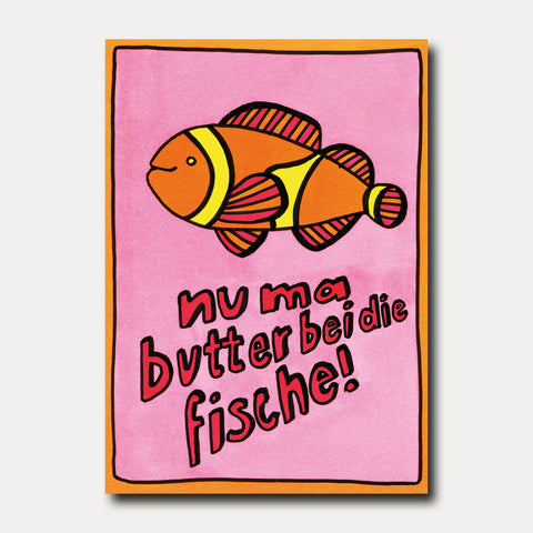 Nu Ma Butter bei die Fische – Postkarte – #85