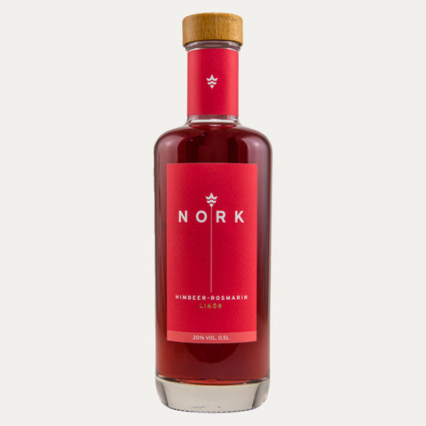 Himbeer-Rosmarin Likör – NORK – 500 ml