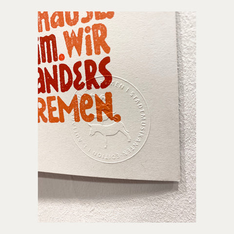Ode an Bremen – Poster