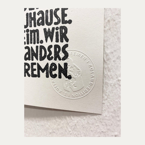 Ode an Bremen – Poster