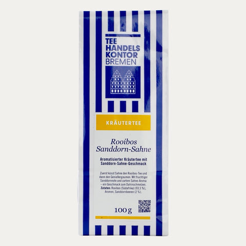 Rooibos Sanddorn-Sahne – Aromatisierter Kräutertee – 100 g