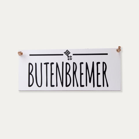 Schild - Butenbremer