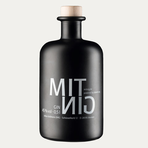 MITNIG Black 45% Vol., 0,5 l - Made in Bremen - Julius Kalbhenn OHG -