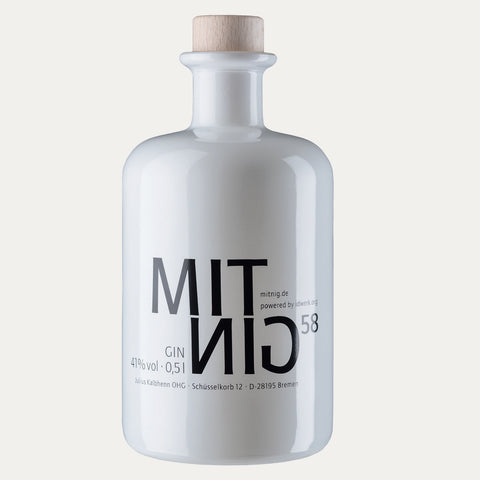 MITNIG White 58 45% Vol., 0,5 l - Made in Bremen - Julius Kalbhenn OHG -