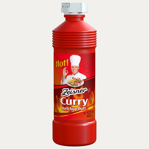 Curry Ketchup Hot! 425ml Zeisner