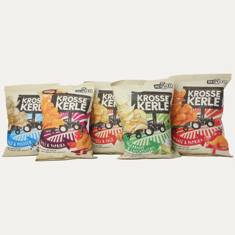 Krosse Kerle – Kartoffelchips Chili & Paprika – 115 g