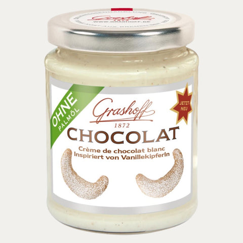 Weiße Chocolat inspiriert von Vanillekipferln – Schokoladencreme 235 g