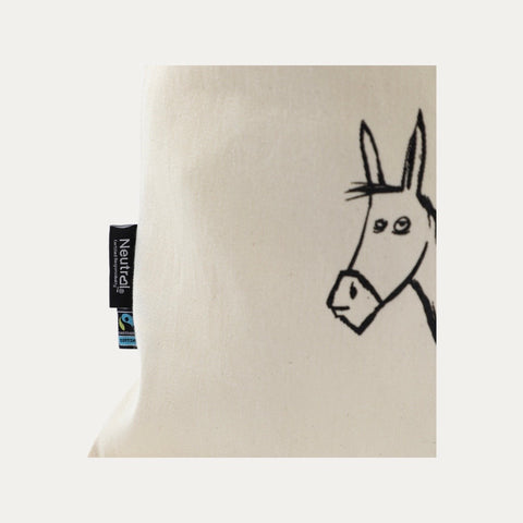 Stadtmusikanten – Tasche, natur/schwarz, robust