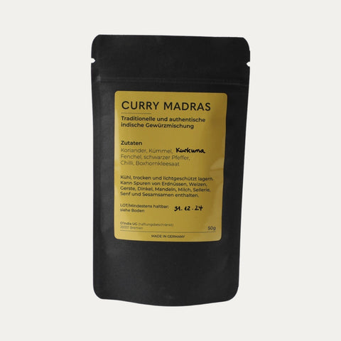 Curry Madras – Tüte 50g