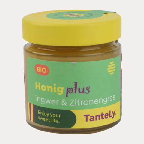 Tantely – Honig plus Ingwer & Zitronengras – 250 g