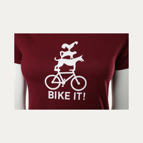 Bike it! – Ladys T-Shirt, verschiedene Farben