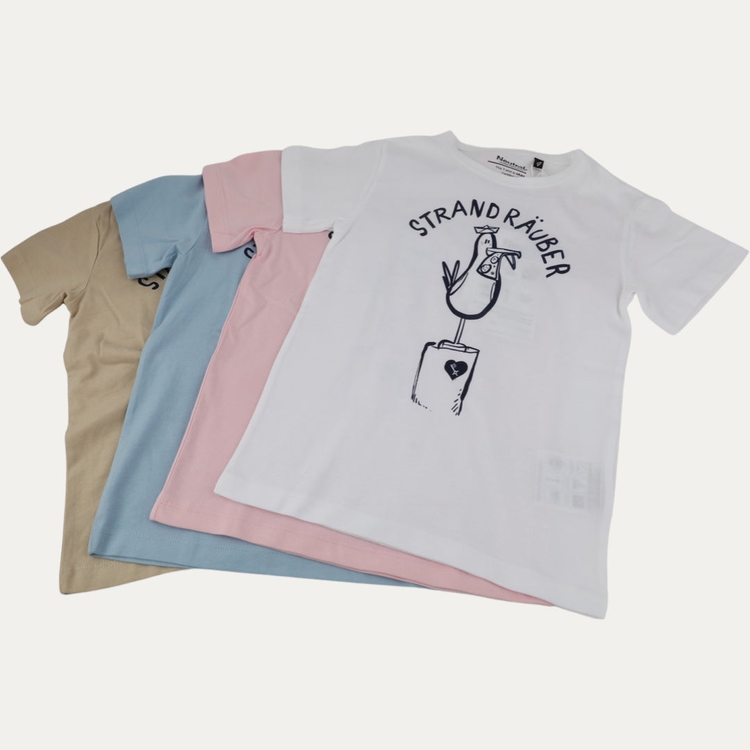 Möwe Strandräuber – Kinder T-Shirt