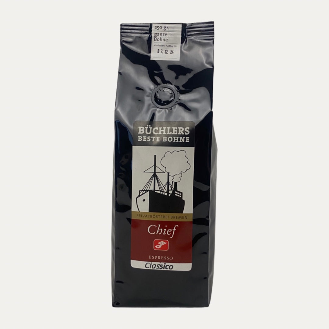 Chief Classico Espresso Buchlers Beste Bohne 250 g