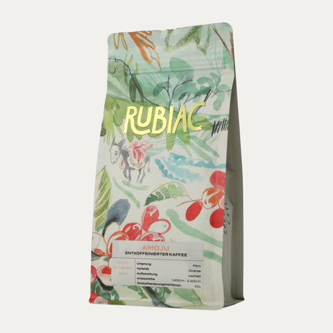 RUBIAC Amoju - Entkoffeiniert – Omniroast Specialty Coffee – Filter- und Espressokaffee 250g