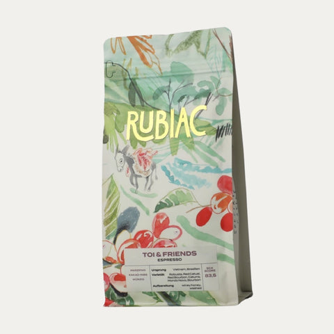 RUBIAC Toi & Friends - Specialty Coffee - ganze Bohne – Espresso 250g