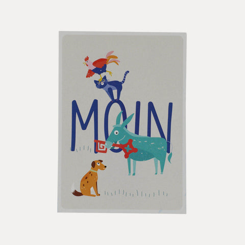 Stadtmusikanten Moin – WG – Postkarte