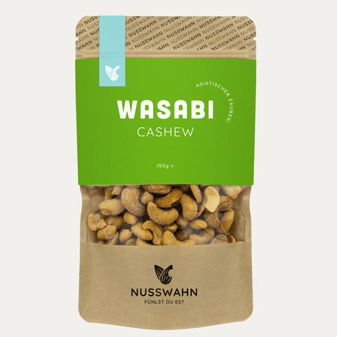 Wasabi Cashew Nusswahn 150g