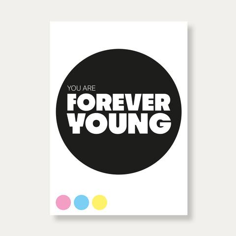 Forever young – Postkarte