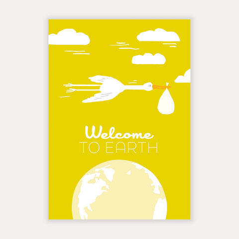 Welcome to Earth – Astreine Karten – Postkarte