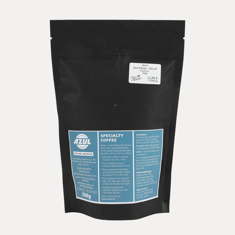 Deichblau Entkoffeiniert – Espresso Blend – Ganze Bohne 250 g