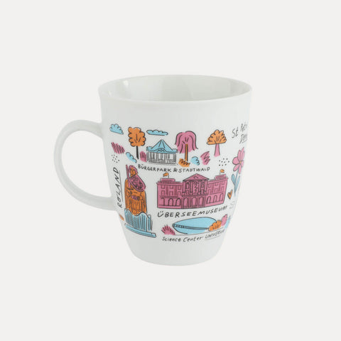 Bremen Stadtleben Moin!  – Tee-Becher, Kaffee-Becher - Made in Bremen - Cup Mug - Kaffee- & Teebecher