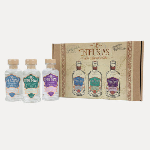 The Enthusiast Gin Adventure Box – 3 x 100 ml