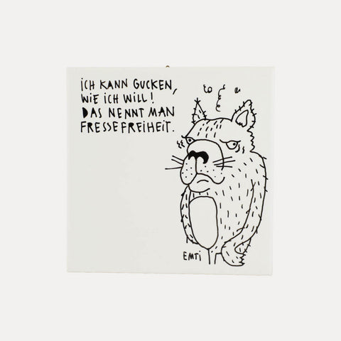 Fressefreiheit – Emti – Fliese