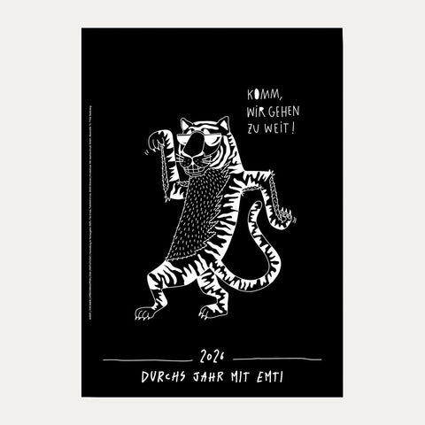 Wandkalender / Jahreskalender 2026 – DIN A3 – EMTI