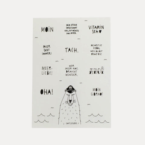 Tach. – Emti – Stickerkarte