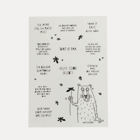 Wat se fak – Emti – Stickerkarte
