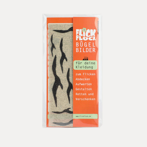 Vögel 12 St. – Bügelbild Motivbogen – Flickflock