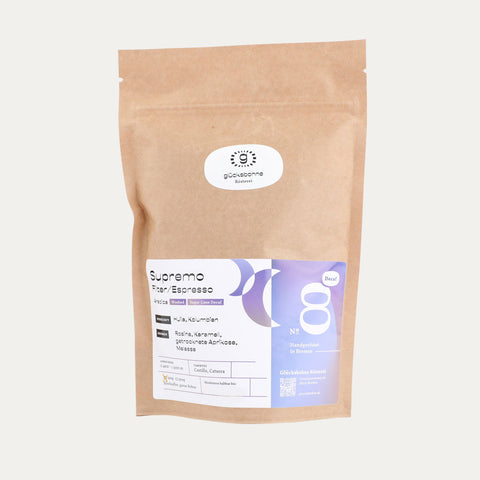Espresso, entkoffeiniert – Supremo No. 8 – Glücksbohne – 250 g