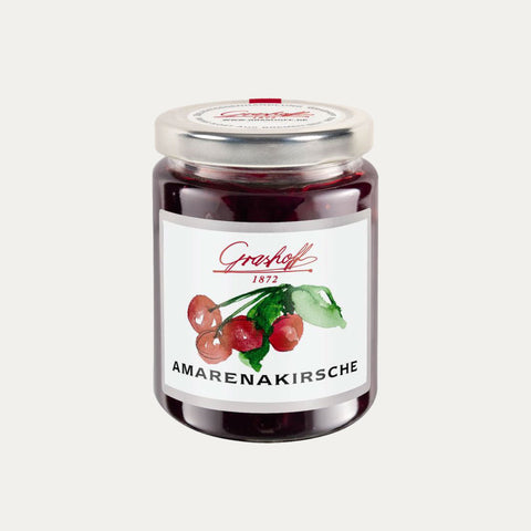 Amarenakirsch Konfitüre Extra – Fruchtaufstrich Grashoff – 250 g