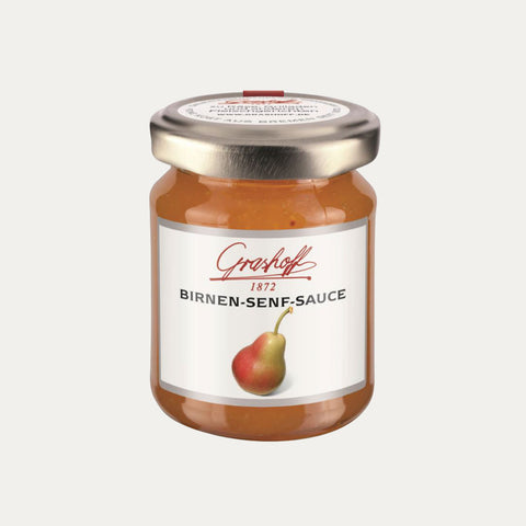 Birnen-Senf Sauce – Feinkostsauce Grashoff – 125 ml