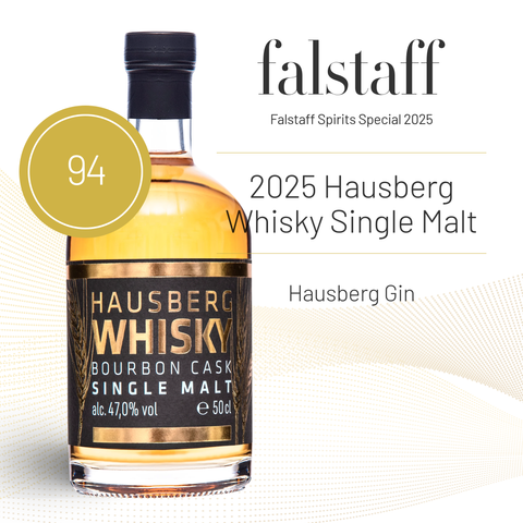 Hausberg Whisky Single Malt – Limited – 500 ml in Holzbox oder 100 ml