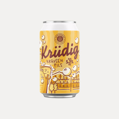 Krüdig Kräusen Pils – Dosenbier Hopfenfänger – 0,33 l