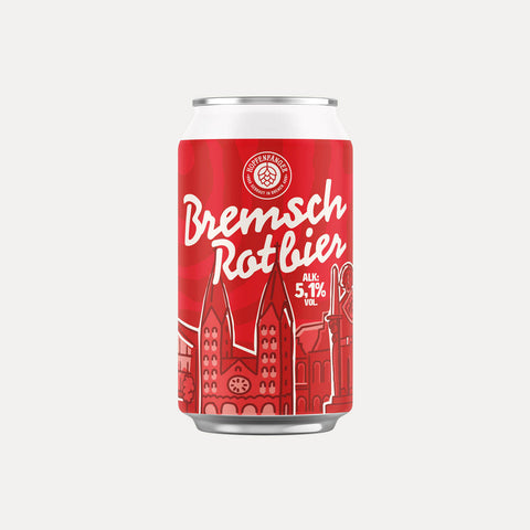 Bremsch Rotbier – Dosenbier Hopfenfänger – 0,33 l
