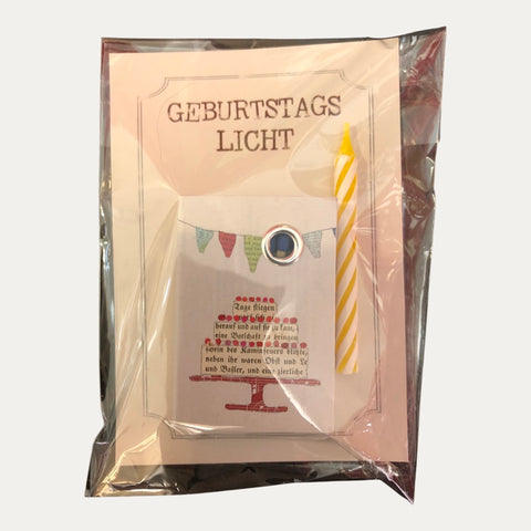 Schachtel-Licht mit Kerze – div. Designs / Nur im Kaufhaus - Made in Bremen - Tikiono - Schachtel