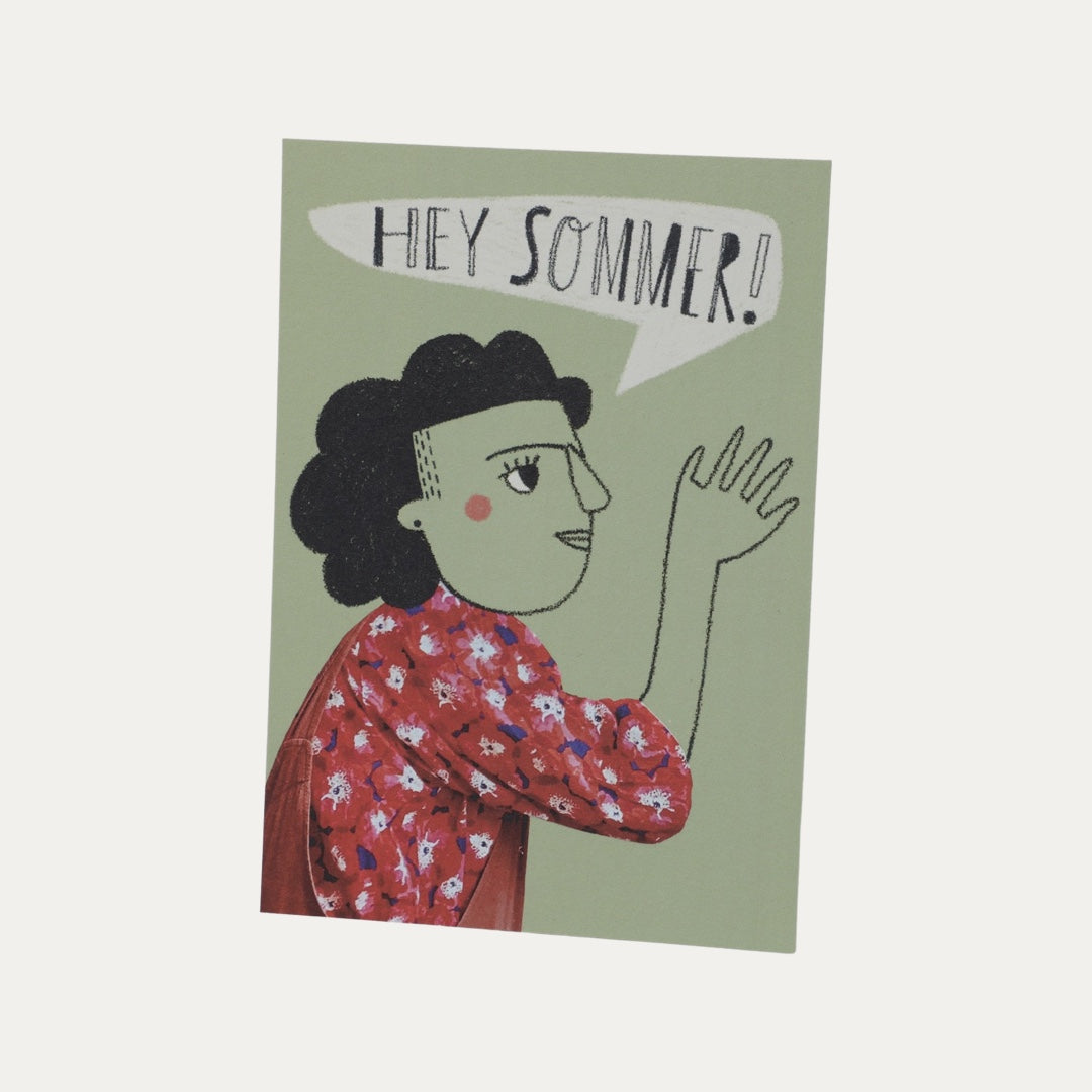 Hey Sommer! – Postkarte