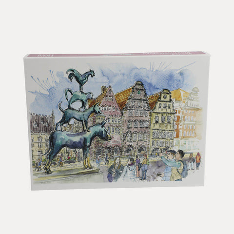 Bremer Stadtmusikanten – Isa Fischer – 1000 Teile Puzzle