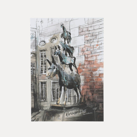 10 Ansichten einer Stadt Neu – Bremer Kartenset