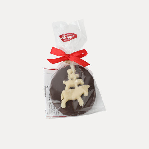 Marzipanbild oval – 50 g – Stadtmusikanten – Konditorei Knigge