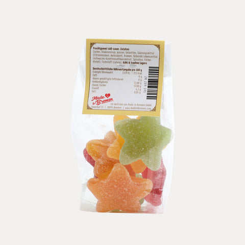 Bunte Seesterne – Fruchtgummi süß-sauer – 80 g oder 175 g
