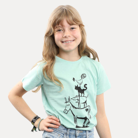 Kinder T-Shirt – Bremer Stadtmusikanten cool