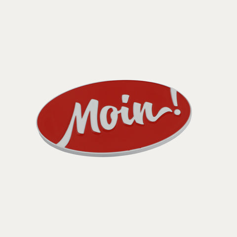 Magnet – Moin! – Soft Emaille – Anstecker und Kleidungsmagnet